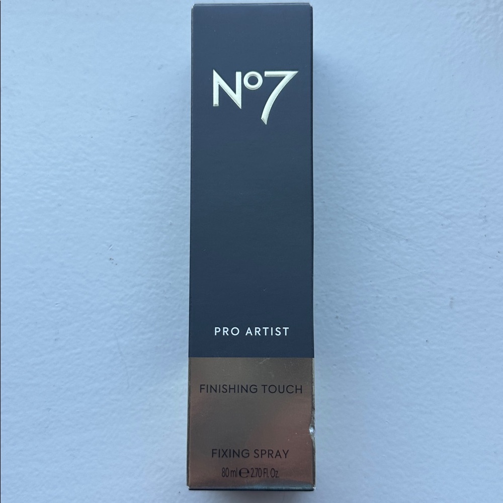 No7 Pro Artist Finishing Touch Fixing Spray - NIB
